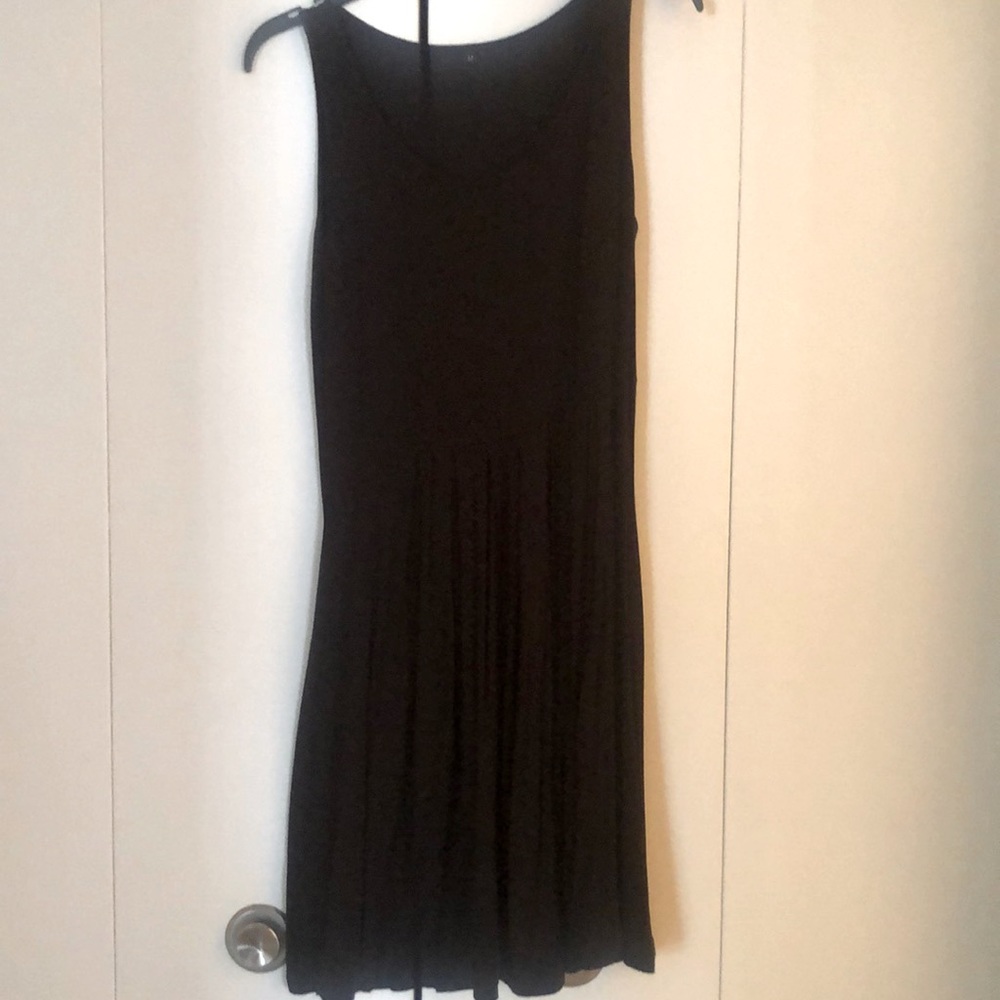 Black shirt dress